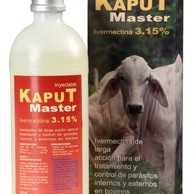Kaput Master antiparasitario para bovinos y cerdos